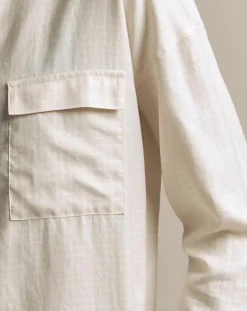 Femme Devernois Chemises^Chemise Canada à petits carreaux rose poudré