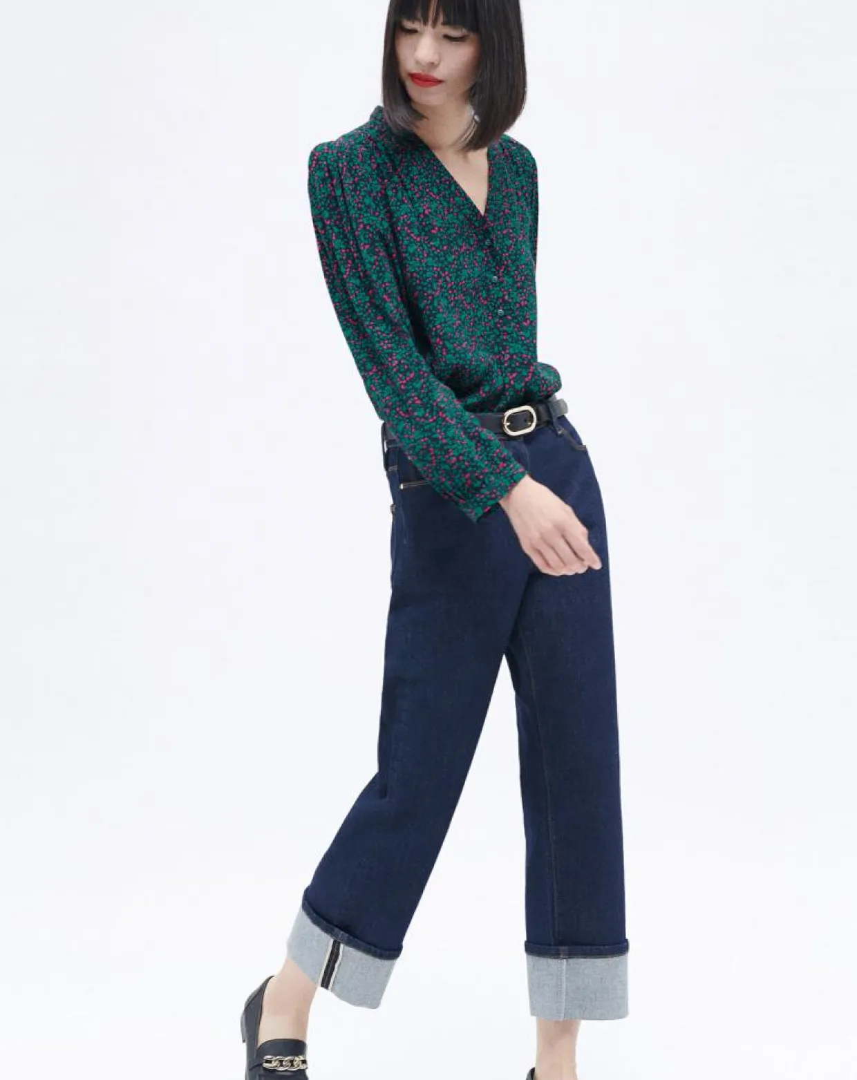 Chemise Candy imprimée lagon-Caroll