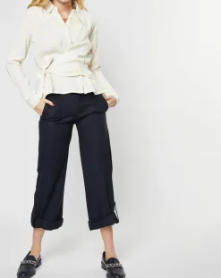 Chemise Capitaine en Gaze de Coton crème-Karl Marc John Outlet