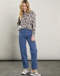 Femme Hartford Chemises^Chemise Charlot imprimée bleue