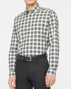 Homme Hackett London Chemises^Chemise Classic Fit à carreaux blanc/vert
