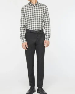 Homme Hackett London Chemises^Chemise Classic Fit à carreaux blanc/vert