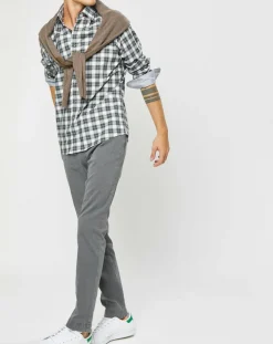 Homme Hackett London Chemises^Chemise Classic Fit à carreaux blanc/vert
