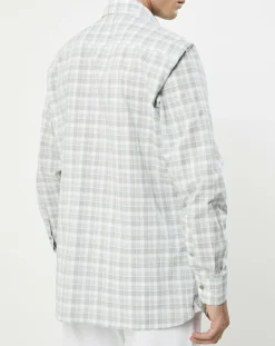 Chemise Classic Fit imprimée vert kaki-Hackett London New