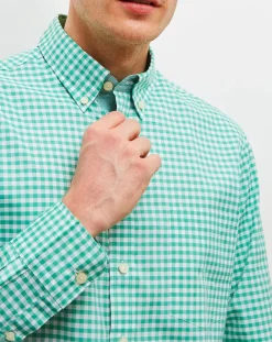 Homme Hackett London Chemises^Chemise classique vert/blanc