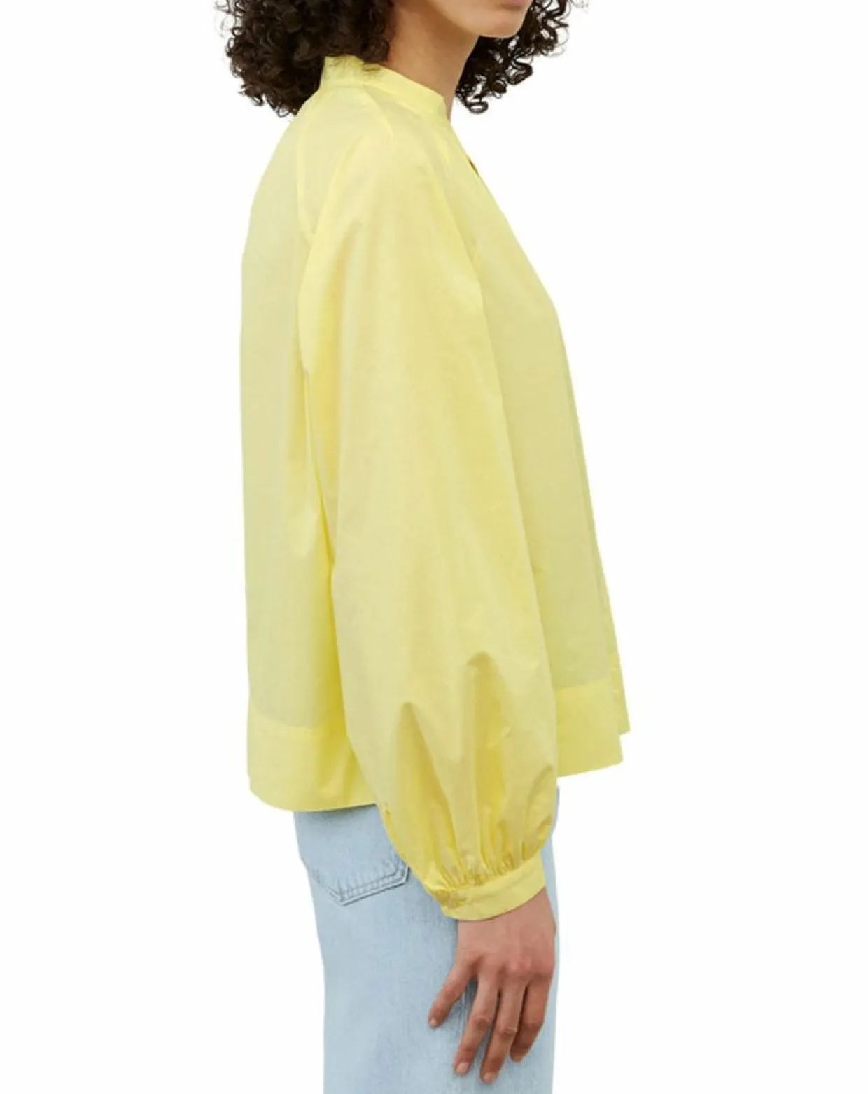 Femme Marc O'Polo Chemises^Chemise Col V en Coton Bio jaune