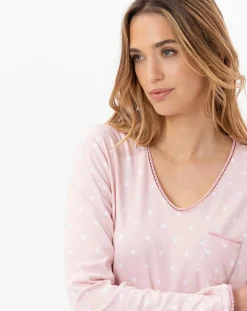 Chemise de nuit Chamade blush-Le Chat