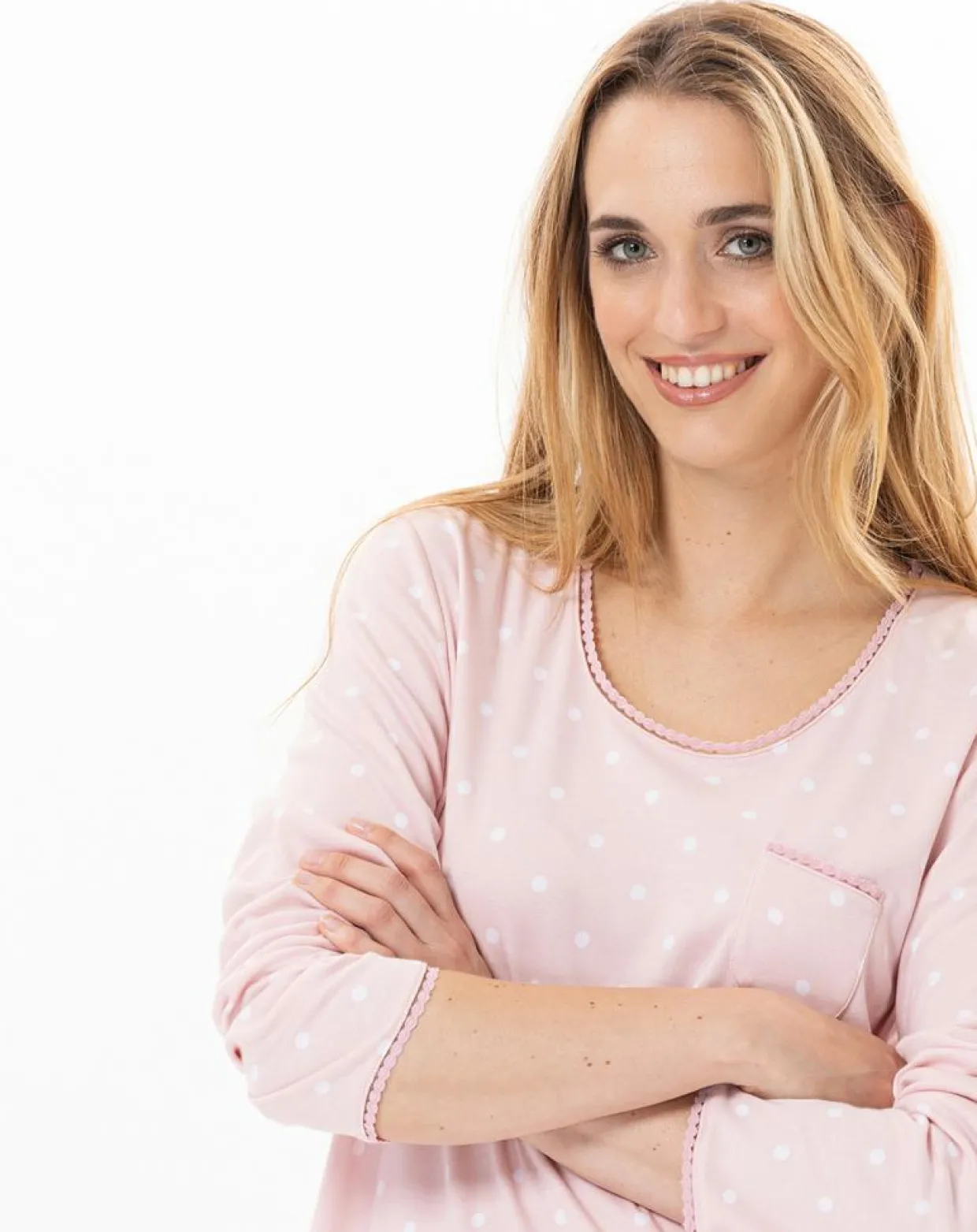 Femme Le Chat Lingerie, Nuit^Chemise de nuit Chamade blush