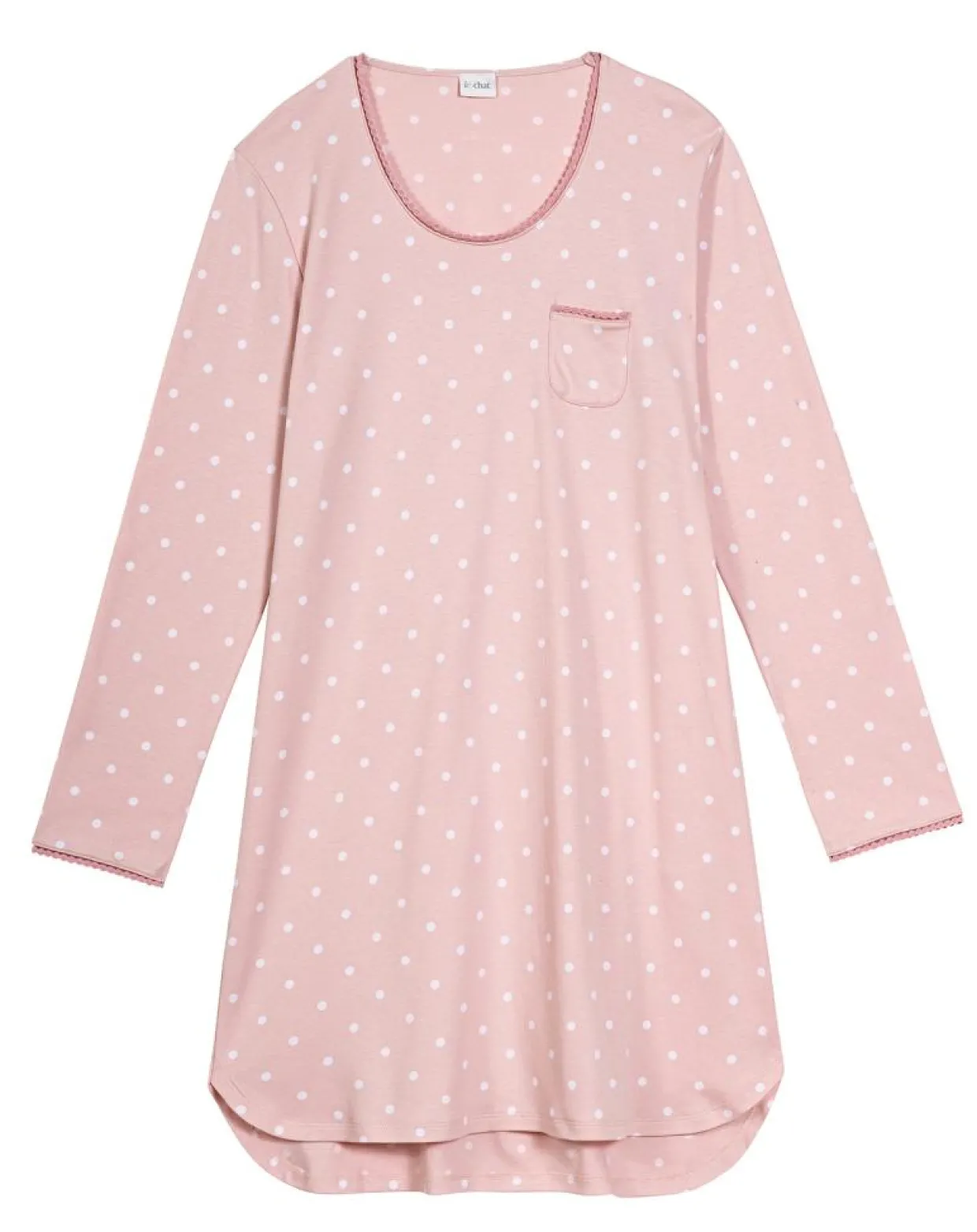Femme Le Chat Lingerie, Nuit^Chemise de nuit Chamade blush