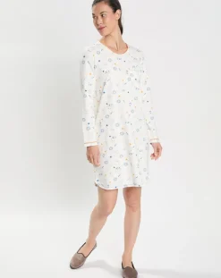 Femme Le Chat Lingerie, Nuit^Chemise de nuit Céleste écrue