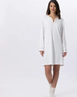 Femme Le Chat Lingerie, Nuit^Chemise de nuit Felicita écru/multicolore