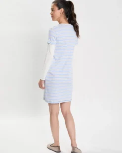 Chemise de nuit Hygge bleu ciel-Le Chat New