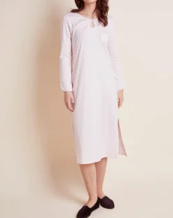 Femme Le Chat Lingerie, Nuit^Chemise de nuit imprimée Caline rose
