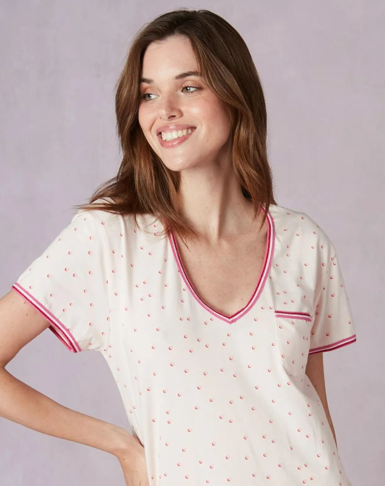 Chemise de nuit Morning rose-Le Chat Sale