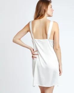 Femme Admas Lingerie, Nuit^Chemise de nuit Romantic Wedding blanche