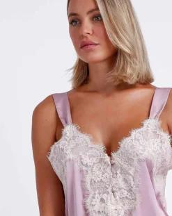 Femme Admas Lingerie, Nuit^Chemise de nuit Romantic Wedding pétale
