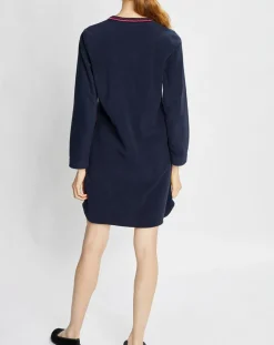 Femme Le Chat Lingerie, Nuit^Chemise de nuit Teddy bleu marine