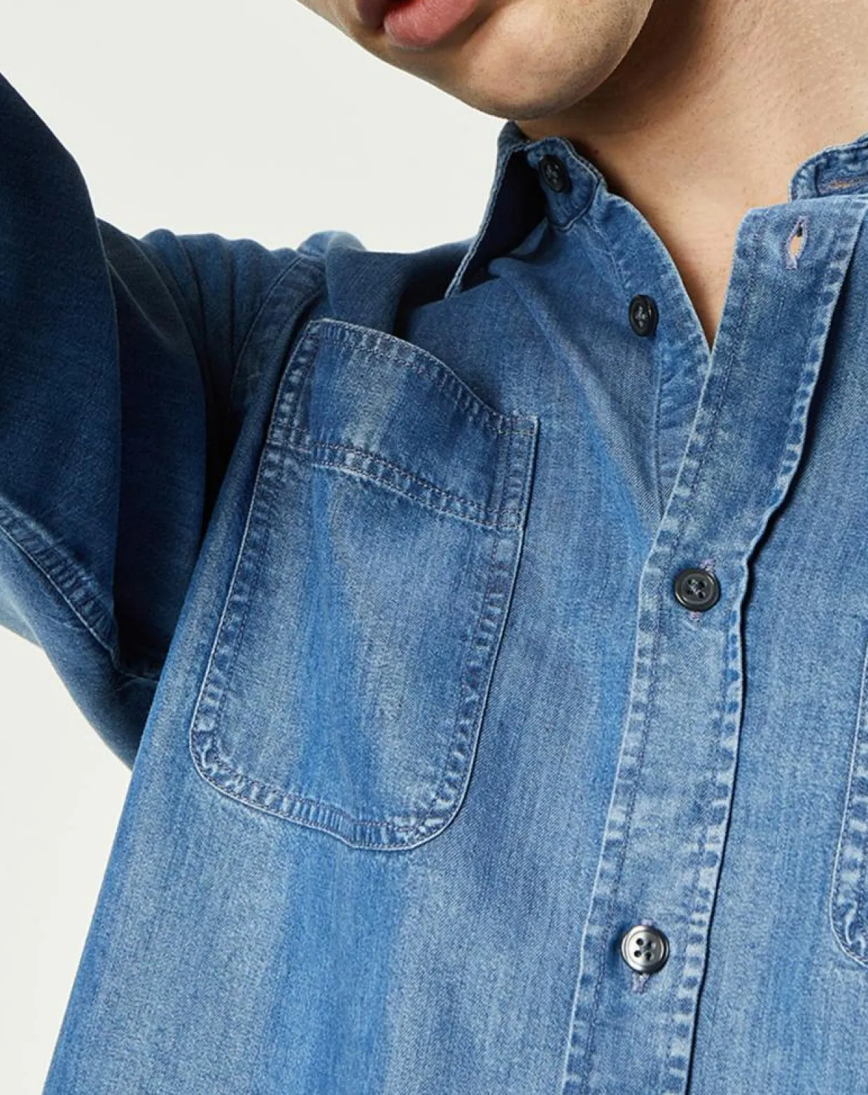 Homme Harris Wilson Chemises^Chemise Delio chambray
