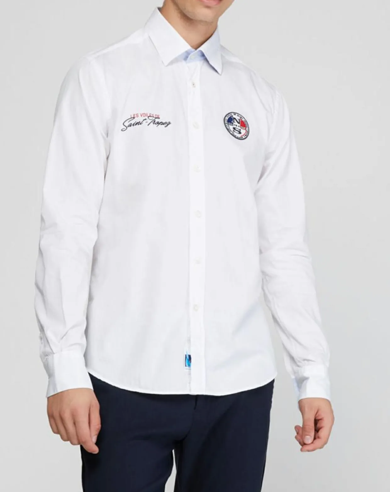 Homme North Sails Chemises^Chemise droite Popeline blanche