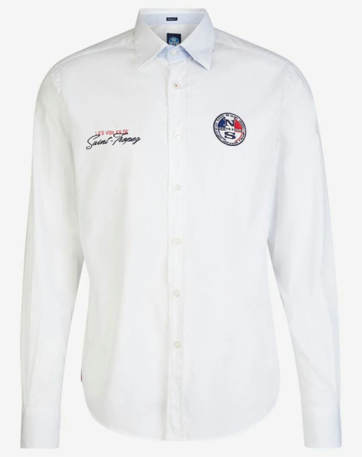 Homme North Sails Chemises^Chemise droite Popeline blanche