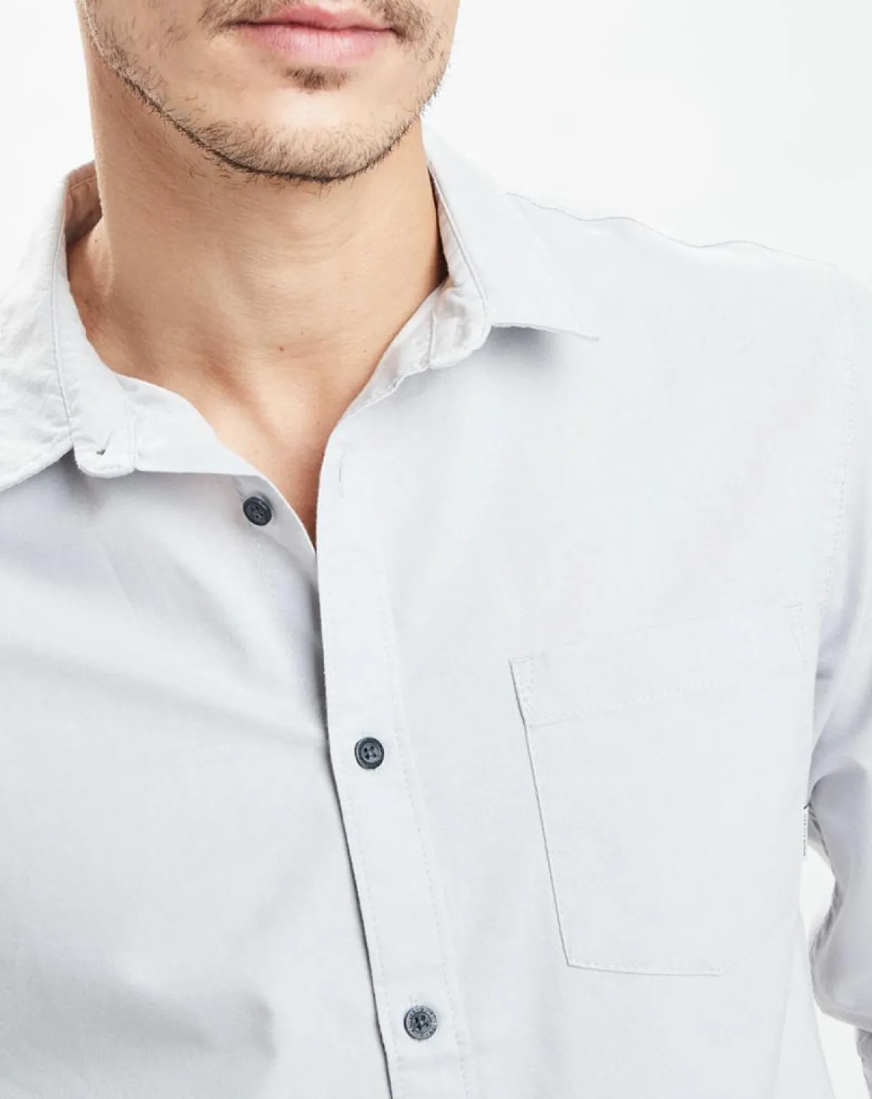 Homme Quiksilver Chemises^Chemise droite Straight Up gris clair