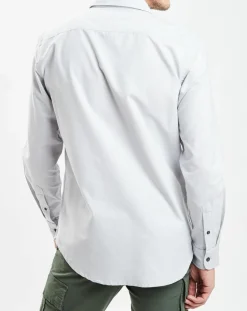 Homme Quiksilver Chemises^Chemise droite Straight Up gris clair