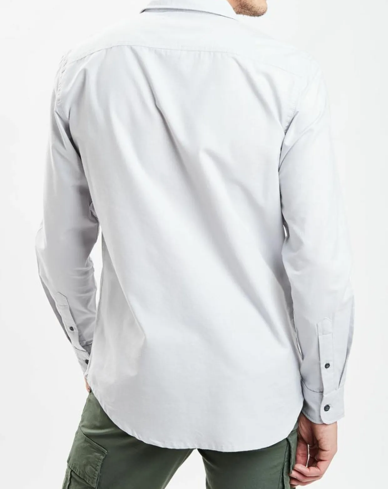 Homme Quiksilver Chemises^Chemise droite Straight Up gris clair