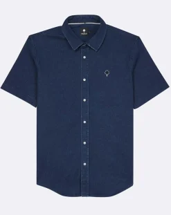 Chemise droite Vallon marine-Faguo Hot
