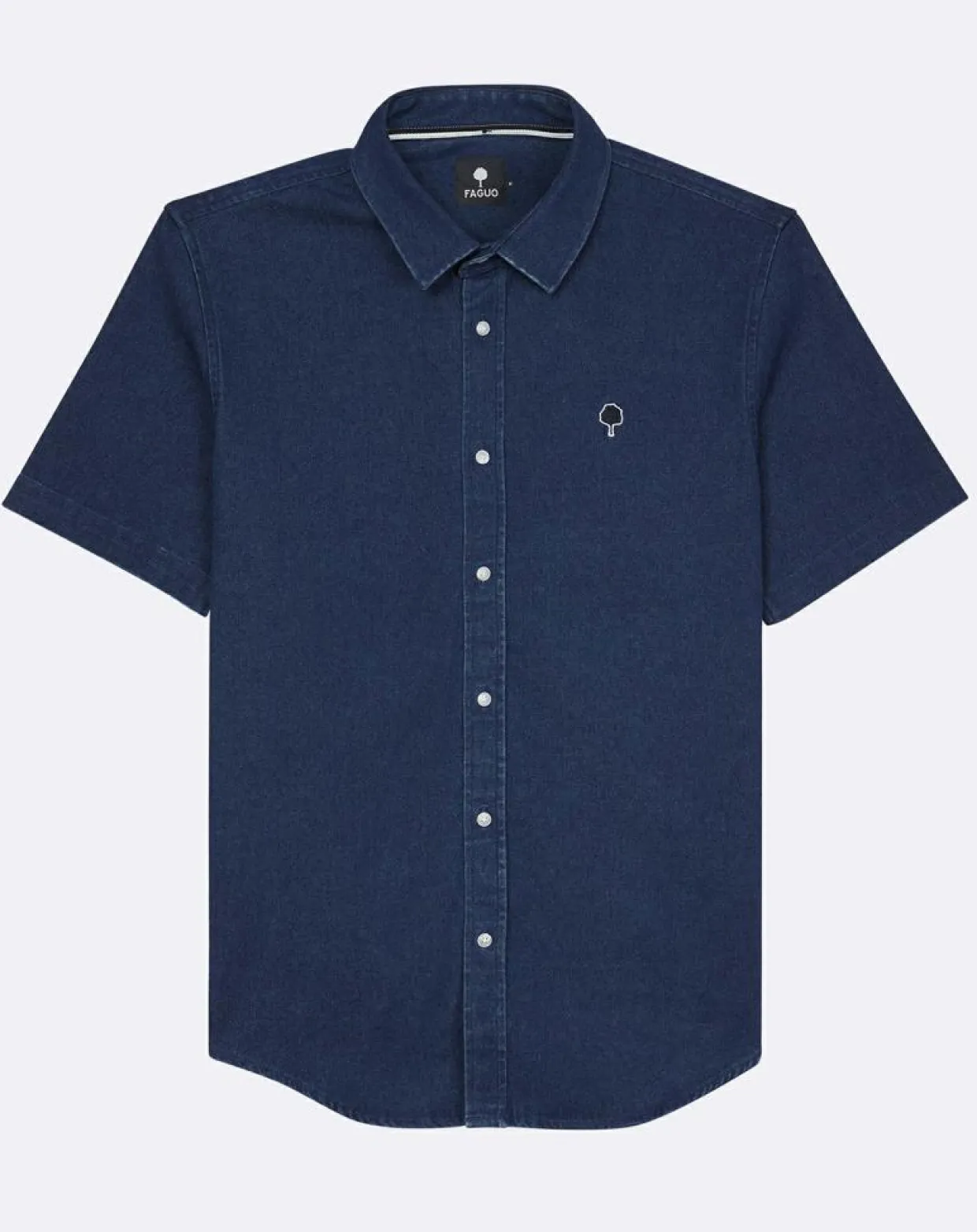 Chemise droite Vallon marine-Faguo Hot