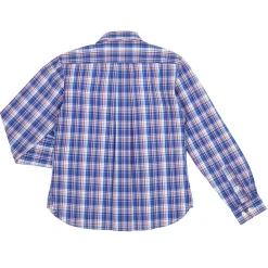 Enfant Hackett London Garçon^Chemise en Coton à carreaux bleue