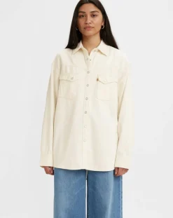 Femme Levi's® Chemises^Chemise en Coton & Chanvre Dorsey XL oversize Western écrue