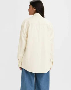 Femme Levi's® Chemises^Chemise en Coton & Chanvre Dorsey XL oversize Western écrue