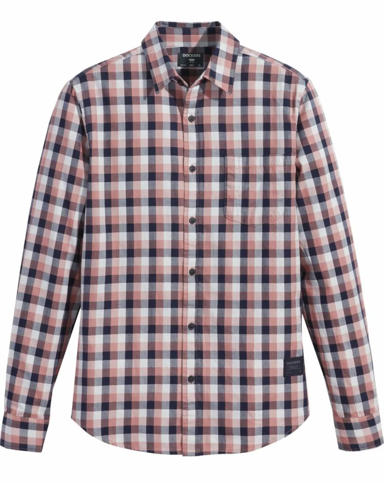 Homme Dockers Chemises^Chemise en Coton Bio Slim Alpha Icon à carreaux rouge/bleu/blanc