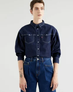 Femme Levi's® Chemises^Chemise en denim Payton Western bleue