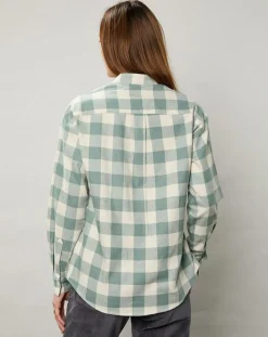 Chemise en Flanelle Claudius à carreaux verte-Hartford Hot