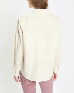 Femme Marc O'Polo Chemises^Chemise en flanelle manches ballons écrue
