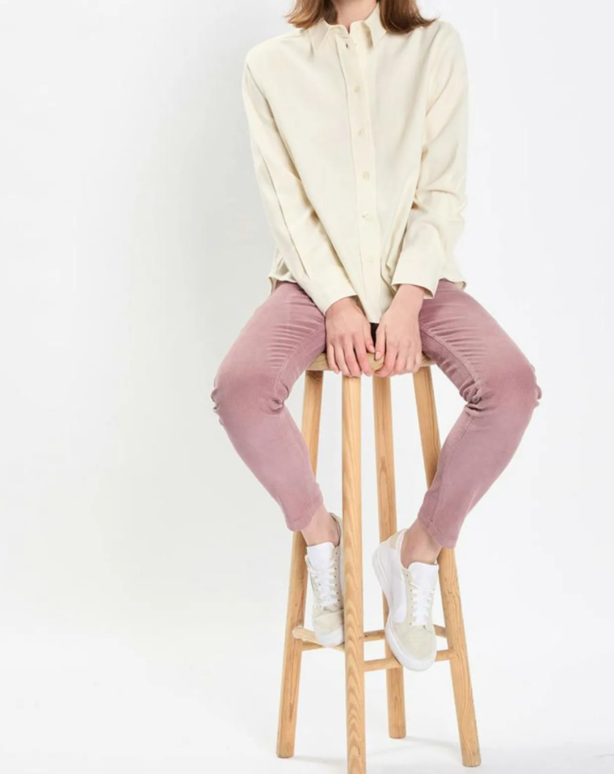 Femme Marc O'Polo Chemises^Chemise en flanelle manches ballons écrue