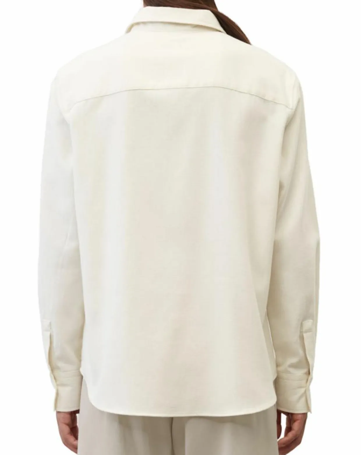Femme Marc O'Polo Chemises^Chemise en flanelle manches ballons écrue