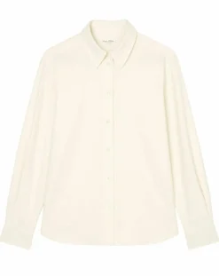 Femme Marc O'Polo Chemises^Chemise en flanelle manches ballons écrue