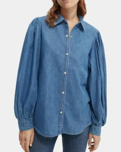 Chemise en Jean bleue-Scotch & Soda Best
