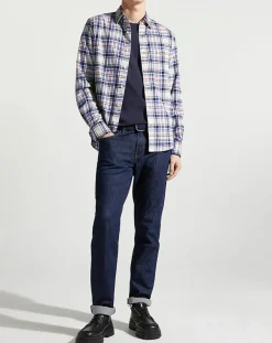 Homme Gant Chemises^Chemise en Twill Regular Fit à carreaux multicolore