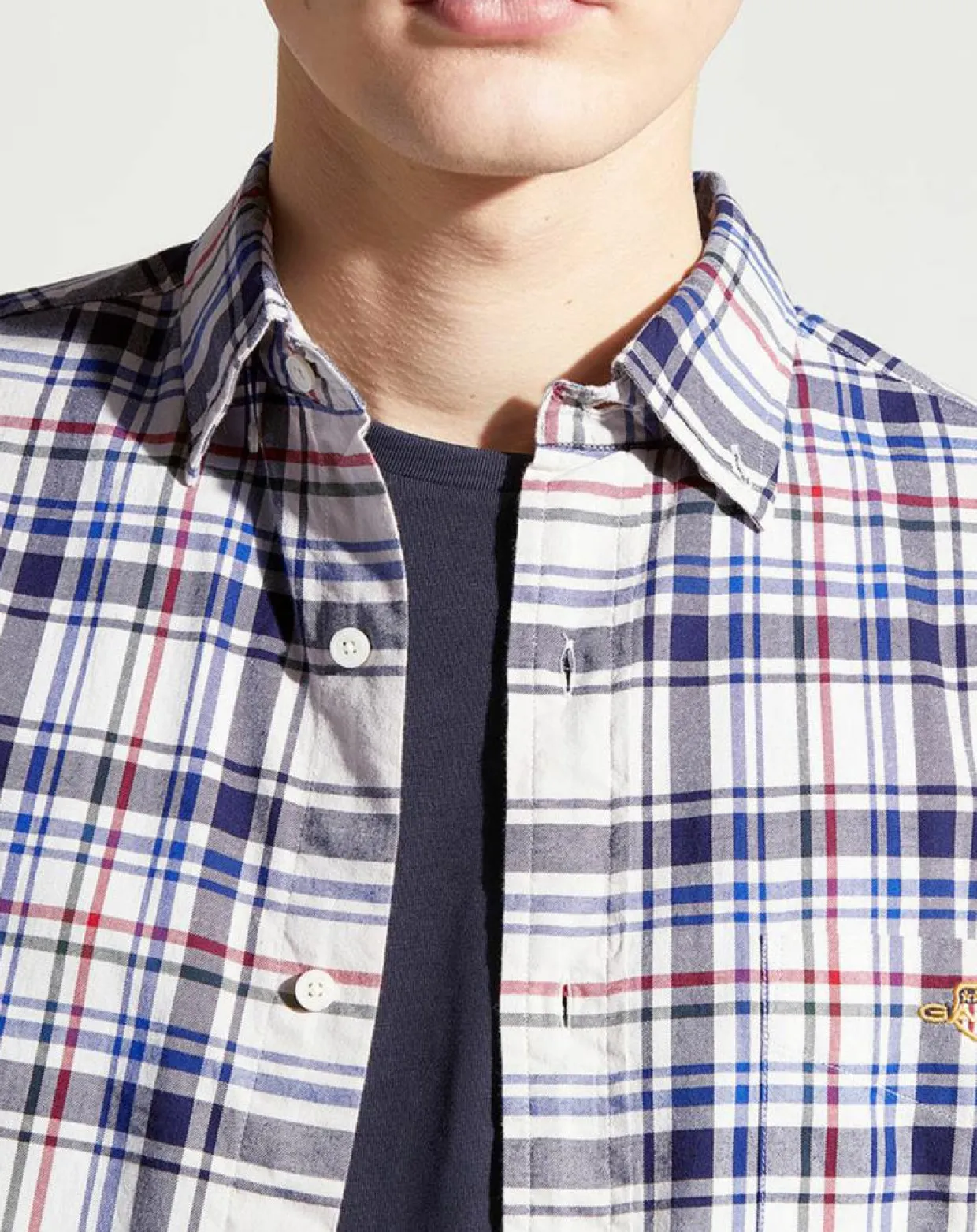 Homme Gant Chemises^Chemise en Twill Regular Fit à carreaux multicolore