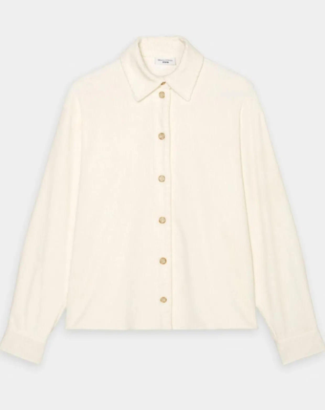 Femme Marc O'Polo Chemises^Chemise en Velours côtelé écrue