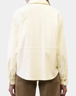 Femme Marc O'Polo Chemises^Chemise en Velours côtelé écrue