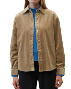 Femme Marc O'Polo Chemises^Chemise en Velours côtelé marron