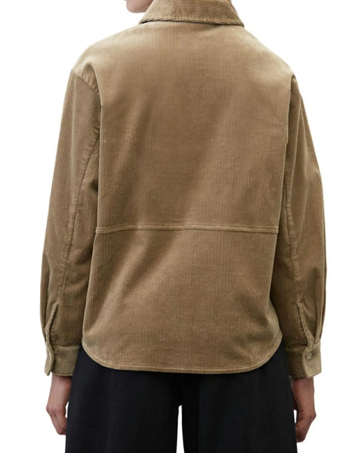 Femme Marc O'Polo Chemises^Chemise en Velours côtelé marron