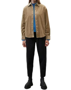Femme Marc O'Polo Chemises^Chemise en Velours côtelé marron