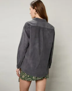 Chemise en Velours Milleraie Cinema charbon-Hartford Clearance