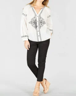 Femme Derhy Chemises^Chemise Havane blanc cassé