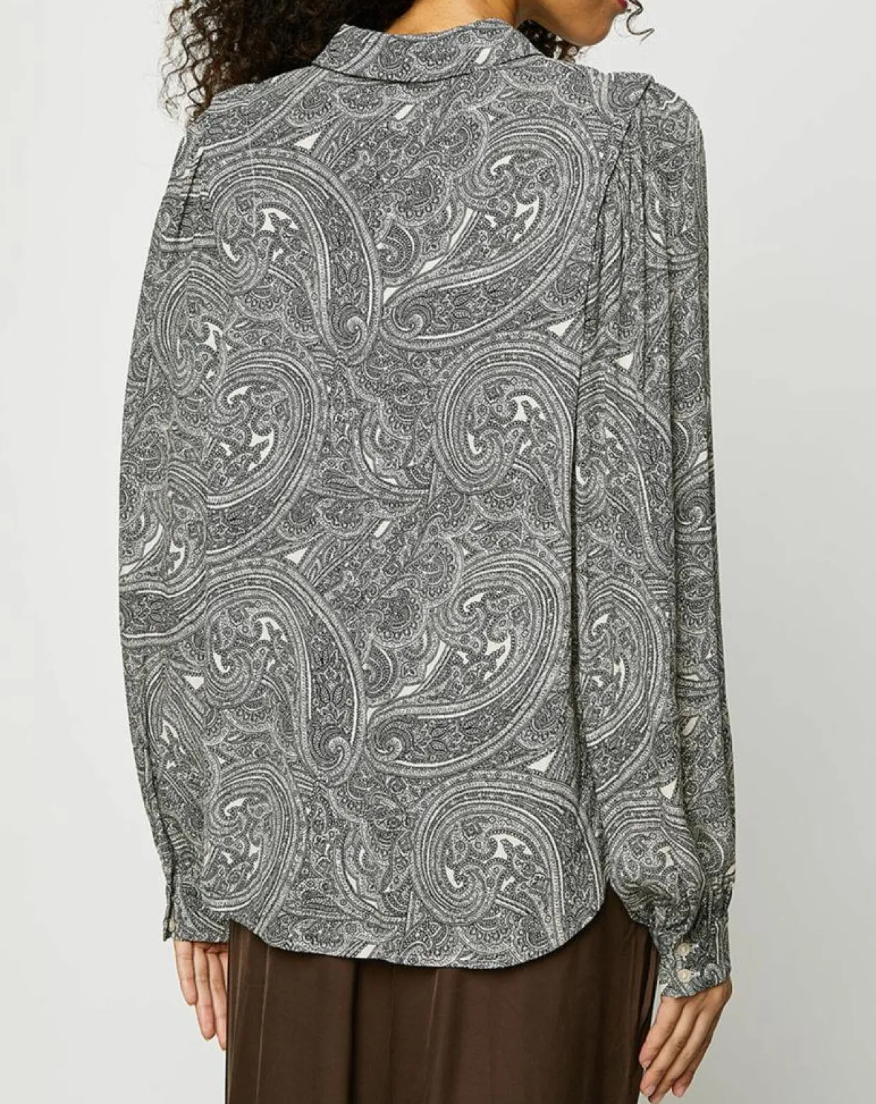 Femme Esprit Chemises^Chemise imprimé cachemire blanc/gris